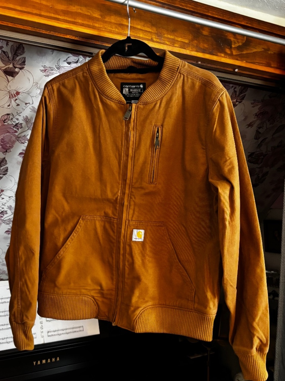 Carhartt Women's Bomber Jacket, Size L, Carhartt Brown